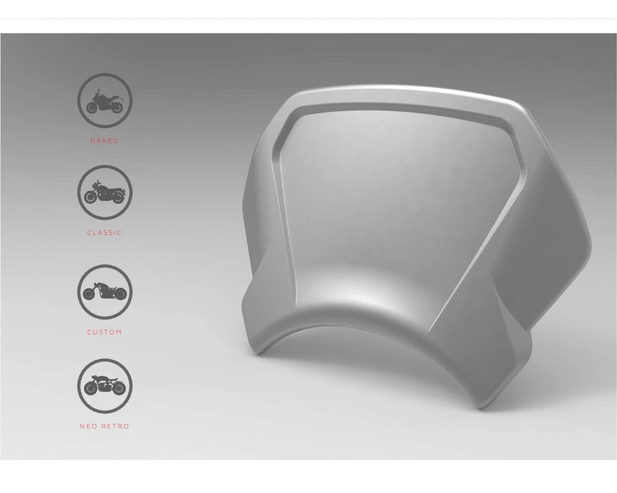 TRIUMPH SCRAMBLER 900 [2025] – ALU faceplate – silver