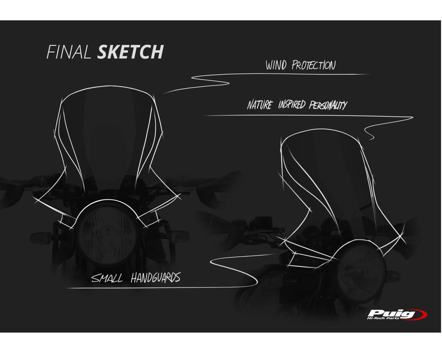 ROYAL ENFIELD HIMALAYAN 410 [2020] – touring screen – transparent