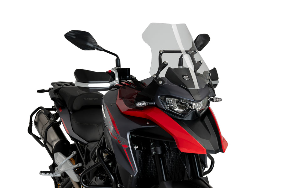 QJ SRT 700X ON ROAD [2025] – Wind Deflector Extended – Black