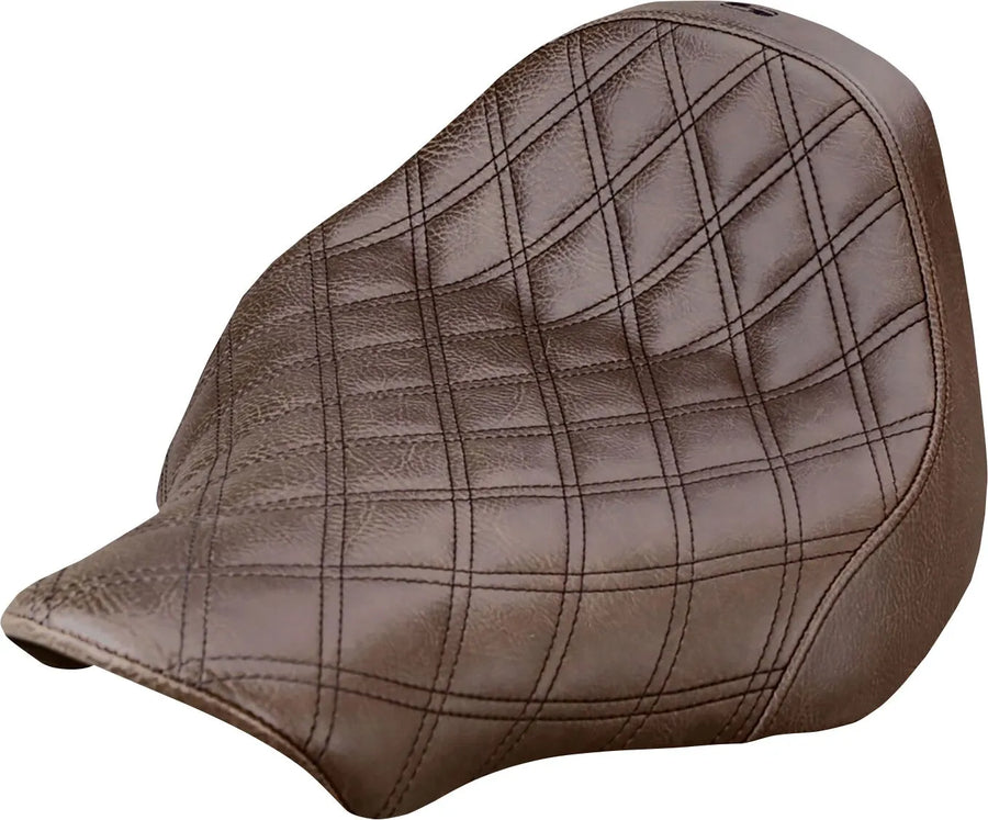 harley davidson flfb [SADDLEMEN] – Renegade Lattice Stitch Solo Seat