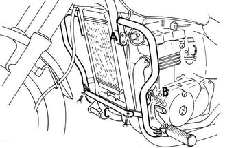 Kawasaki EN 500 [1996-2003] - motor protection bar