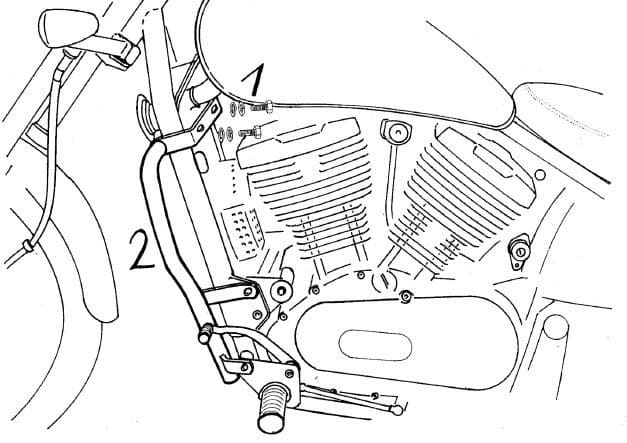 Kawasaki VN 800 Classic [1996-1999] - motor protection bar