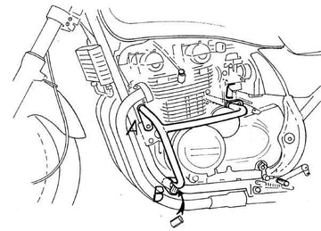 Kawasaki Zephyr 550 [1991-1999] - Motor protection bar - 0