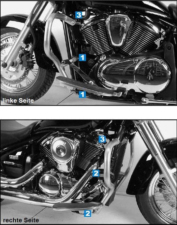 Kawasaki VN 900 Classic [2006-2017] - motor protection bar