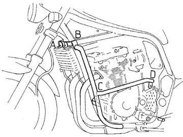 Suzuki GSF 600 S [1996-1999] - motor protection bar - 0