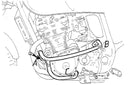 Suzuki GSF 600 S Bandit [2000-2004] - Motor protection bar-1