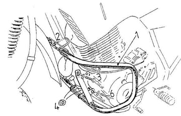 Yamaha XT 600 E [1990-1994] - motor protection bar - 0