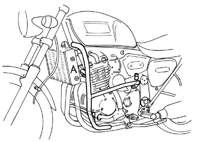 Triumph Thunderbird [1995-1998] - Engine guard