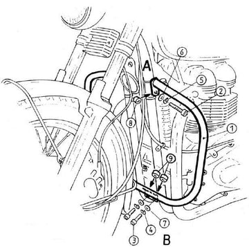 Triumph Thruxton [2004-2015] - motor protection bar