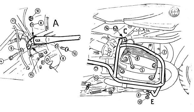 BMW R 850 R [1994-2002] - motor protection bar