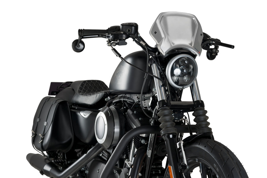 HARLEY DAVIDSON SPORTSTER 883 IRON XL 883 N [2012] – ALU FRONT PLATE – BLACK