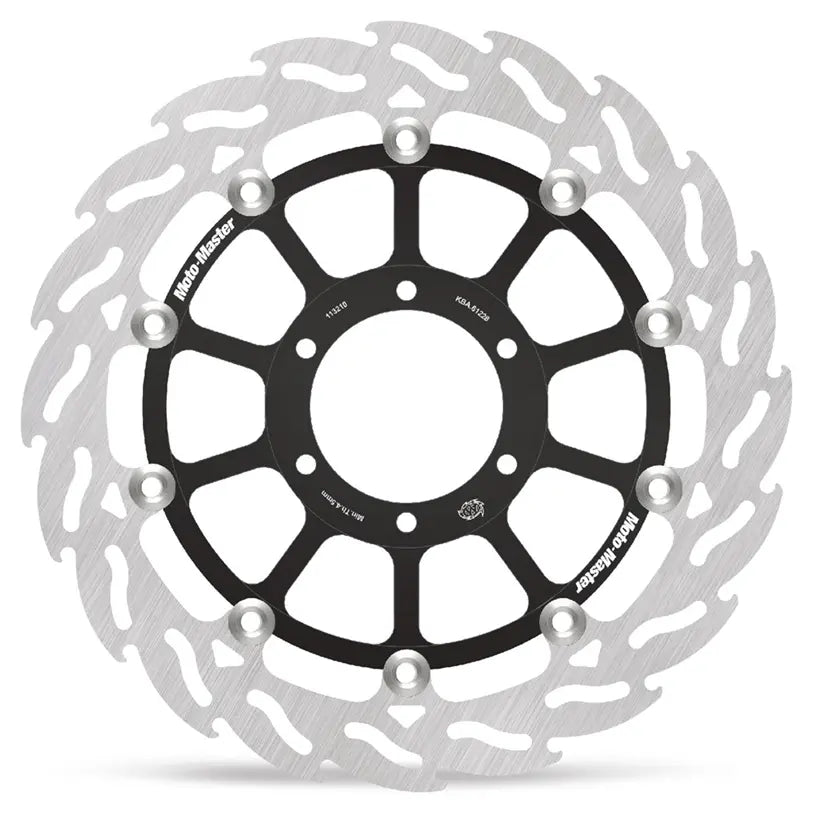 BMW S 1000 R [2025-2026] - FLAME floating aluminum brake disc - surface: black, stainless steel - item no. 113210 – Image 1