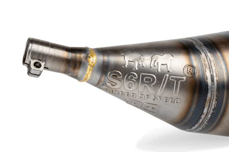 Aprilia RX Enduro 50 2T D50B0 [2007–] - Exhaust 80-90 Black / Blue