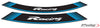 PUIG Racing Rim Edge Sticker – Universal | Blue | PUIG 5531A