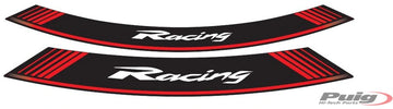PUIG Racing Rim Edge Sticker - Universal | Red | PUIG 5531R
