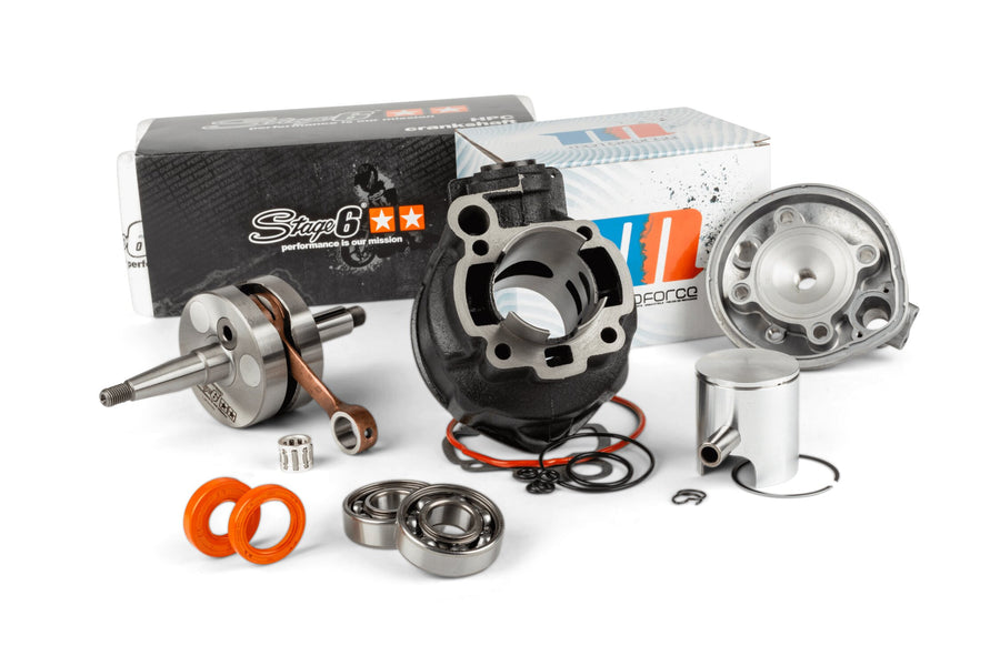 Beta RR SM 50 2T - cylinder crankshaft 80ccm gray cast iron