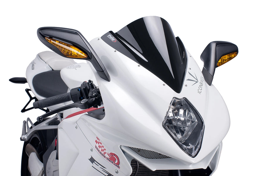 MV AGUSTA F3 675 2012–2018 / F3 800 2013–1 - Z-Racingscheibe | Schwarz | PUIG 5651N
