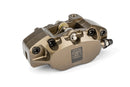 MBK Nitro 50 2T LC CAT [2004–] - 4-Kolben-Bremssattel mit Adapter eloxiert