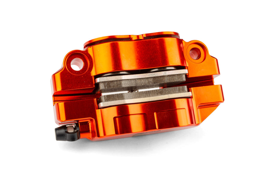 Yamaha Aerox 50 2T LC [–1998] - 4-Kolben Bremssattel mit Adapter Orange