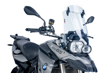 BMW F 650 GS / F 800 GS [2008–2017] - PUIG Tourenscheibe mit Visier | Klar | PUIG 5914W