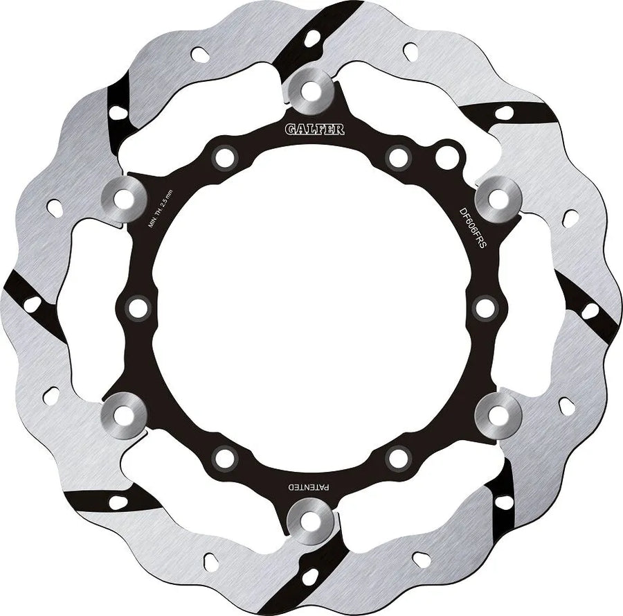 KTM EXC 300 TBI Sixdays [2024-2027] - floating wave brake disc, grooved - picture 1