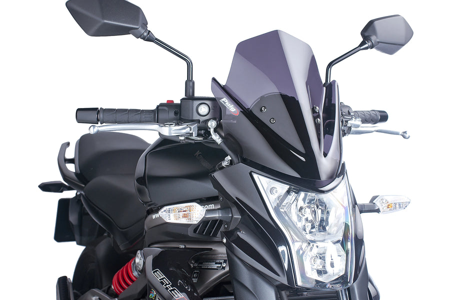 KAWASAKI ER-6N [2016] - New Generation Sport Windshield | Heavily toned | PUIG 5997F