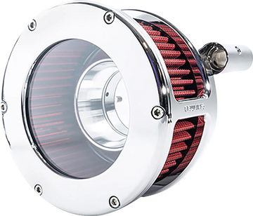 Harley-Davidson FXSBSE 1800 Breakout CVO [2013] - BA Luftfilterkit – Oberfläche: Verchromt, Rot, Klar – Bild 1