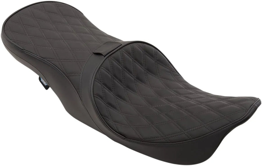 harley davidson touring [DRAG SPECIALTIES] - Front positioned 2-up touring leather seat with low profile
