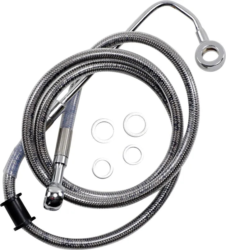harley davidson flstc [DRAG SPECIALTIES] - Extended stainless steel brake line