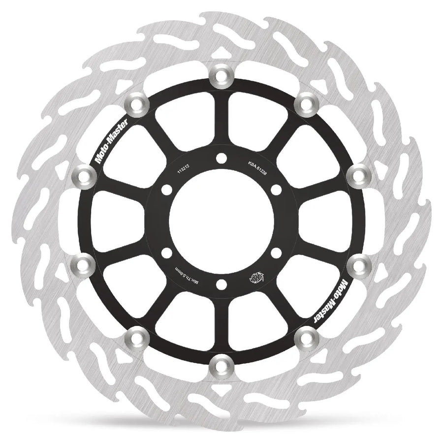 BMW S 1000 R [2025-2026] - FLAME floating aluminum brake disc - surface: black, silver - item no. 113213 – Image 1