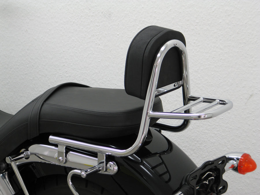 Triumph America [2007] - Sissy Bar from Rohr with pillow and luggage rack