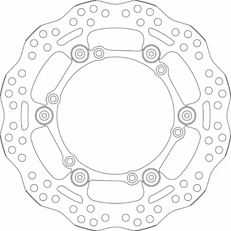 KTM 125 MX [1992-1993] - Brake disc upgrade
