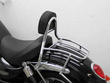 Triumph Rocket III Roadster [2010-2017] - Driver Sissy Bar with Cushion and Luggage Rack