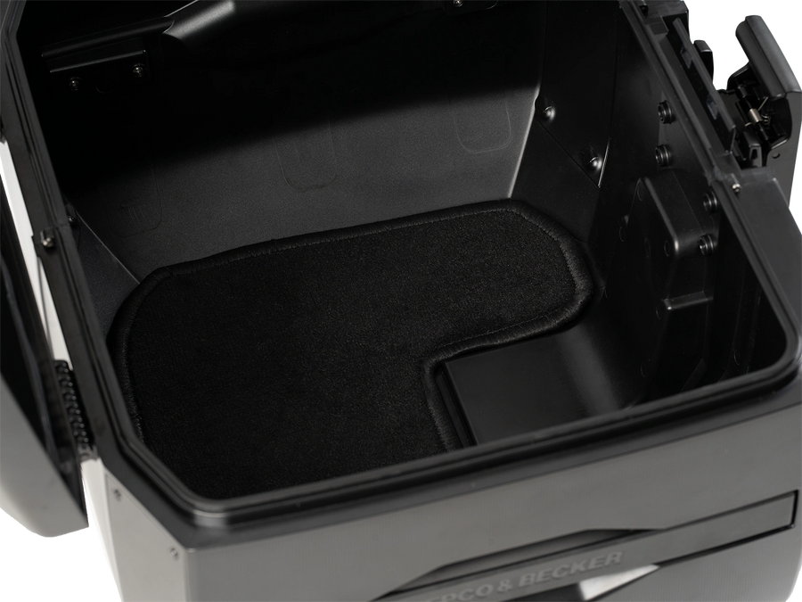 Mondial SMX 125I Enduro [2019-2025] - Smartrack-Set mit Xcore Topcase silber/schwarz