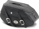 Motorcycle bag [Hepco & Becker] - leather Buffalo black right - tube pannier holder