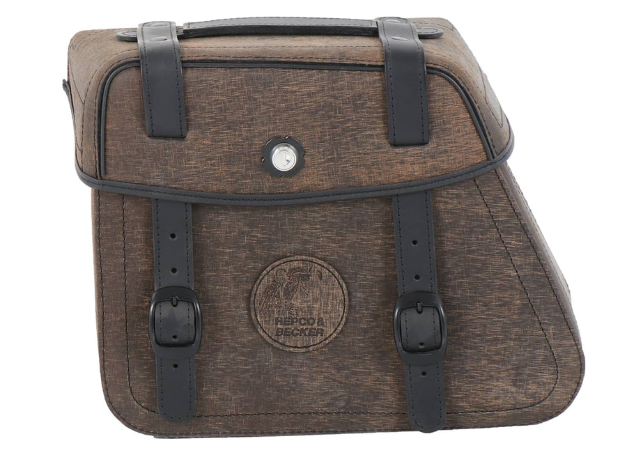 Motorcycle bag [Hepco & Becker] - Rugged leather single bag