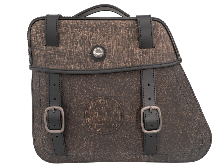 Motorcycle bag [Hepco & Becker] - Rugged leather single bag