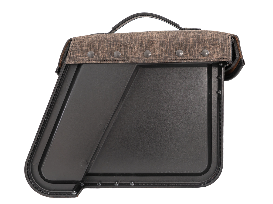Motorcycle bag [Hepco & Becker] - Rugged leather single bag