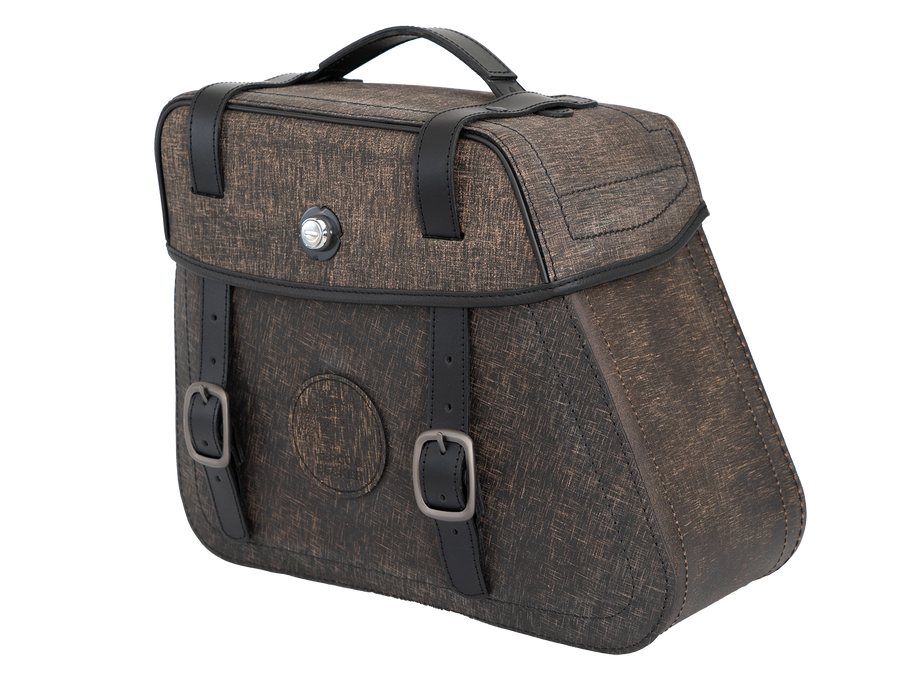 Motorcycle bag [Hepco & Becker] - Rugged leather single bag