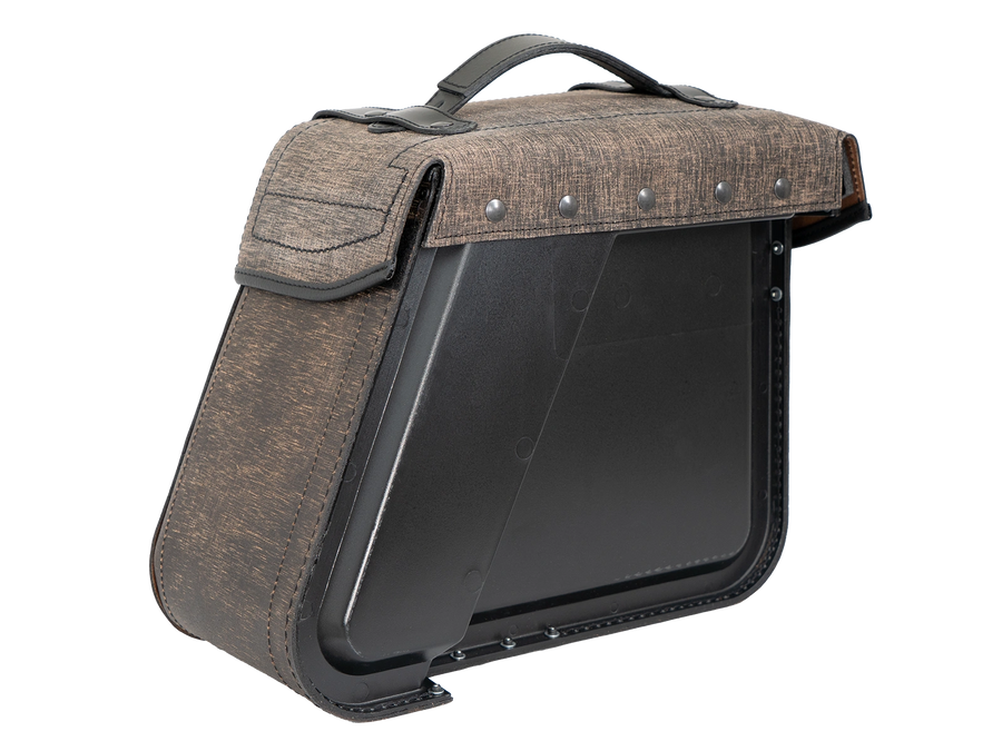 Motorcycle bag [Hepco & Becker] - Rugged leather single bag