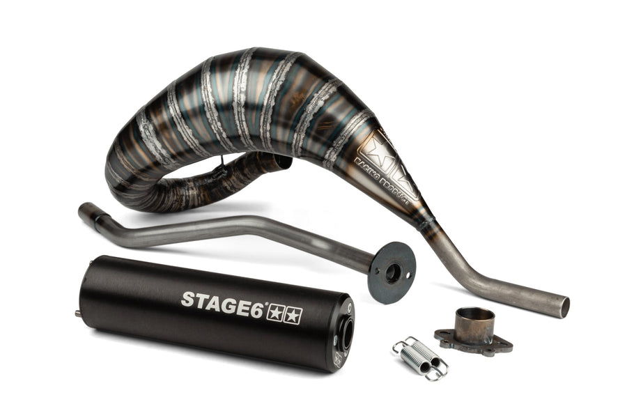 Derbi Senda X-Treme SM '05 - '10 50 2T D50B0 - Auspuff 80 - 90 schwarz