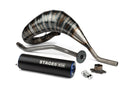 Derbi Senda X-Treme SM '05 - '10 50 2T D50B0 - Auspuff 80 - 90 blau / schwarz