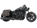 Indian Sport Scout Sixty [2026] - Set: Leather bag holder cutout black incl. Rugged leather bags brown