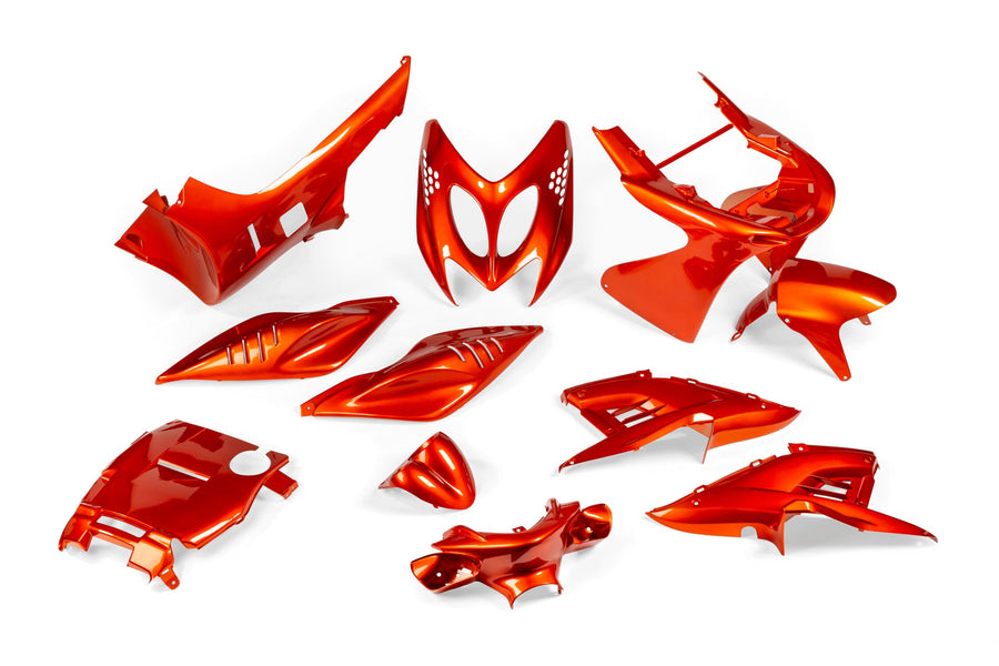 MBK Nitro Naked 50 2T LC [–2012] - Verkleidungskit 11 Teile orange