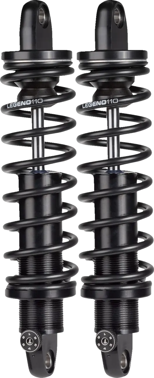 Harley-Davidson FXDBB 1690 Dyna Street Bob Special [2014-2015, 2015] - Legend REVO-A coil suspension for Dyna models - Surface: Black, Anodized - Item no. 1310-1098 – Image 2