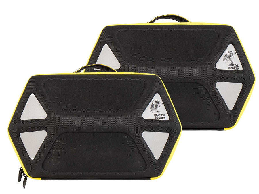 Motorcycle bag [Hepco & Becker] - Royster Speed ​​side bags yellow, set – C-Bow