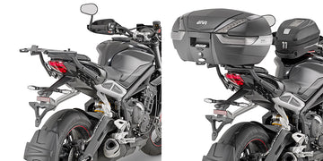 Triumph Street Triple 765 R [2025–2026] – Topcaseträger für Monokey oder Monolock