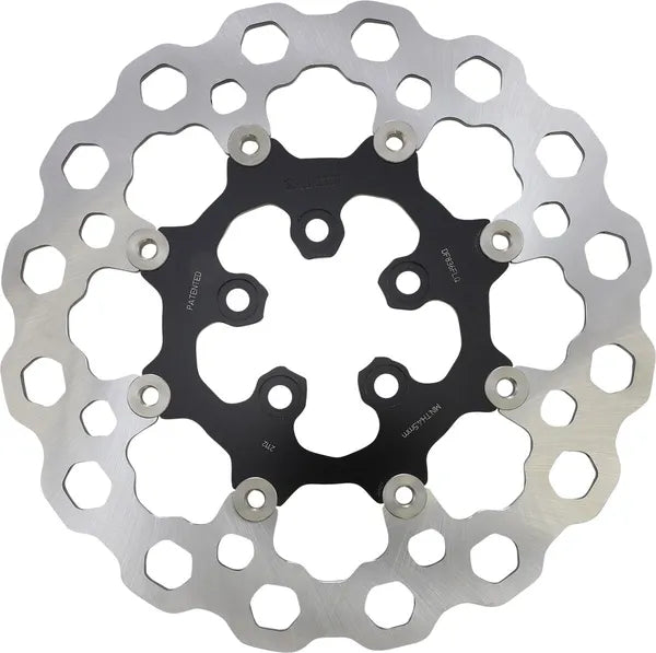 Harley-Davidson XL 1200 T Sportster Superlow [2018-2019, 2018-2020] - Cubiq™ brake disc - surface: black, chrome - image 5