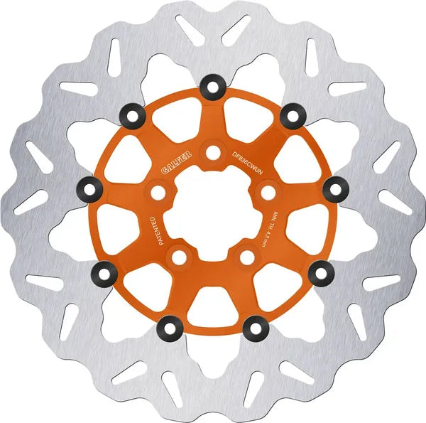 Harley-Davidson XL 1200 T Super Low [2015-2016] - Wave® brake disc - surface: orange, silver - picture 2