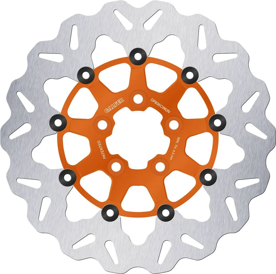Harley-Davidson FLSB 1750 Softail Sport Glide 107 [2023-2024] - Wave® brake disc - surface: orange, silver - image 1
